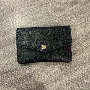 L v monogram empriente card holder wallet keychain wallet